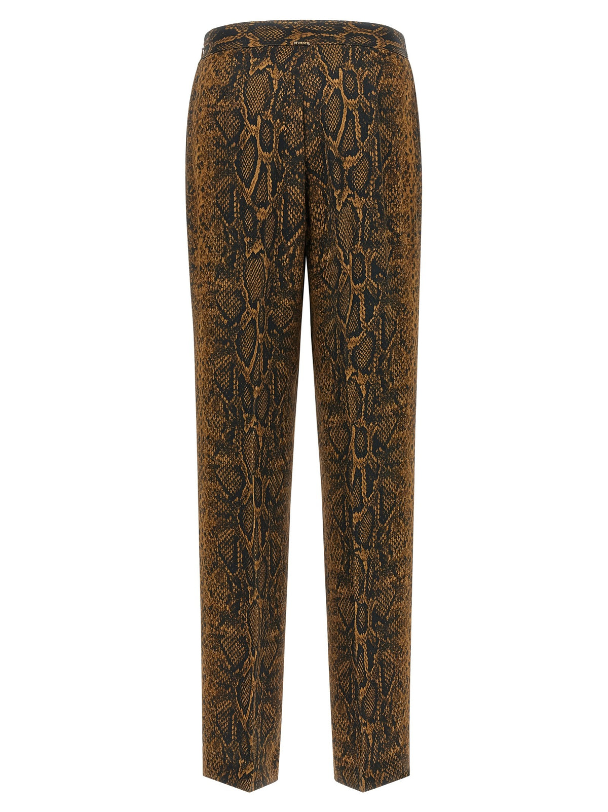 TWINSET Python Print Pants Brown