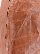 ARMA Women's Python Print Skirt Beige