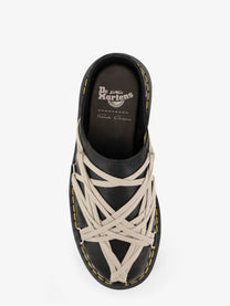 Dr. Martens Men's Quad Megalace® Leather Mule Black