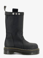 Dr. Martens Men's Quad Pull on Leather Boots Black
