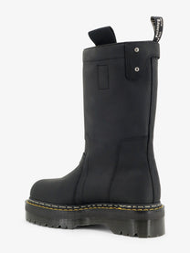 Dr. Martens Men's Quad Pull on Leather Boots Black