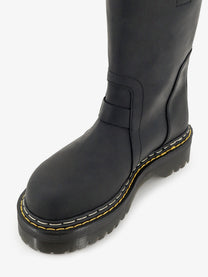 Dr. Martens Men's Quad Pull on Leather Boots Black