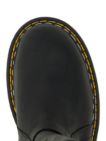 Rick Owens Quad Sole Pull on Drmartens Rickowens Boots Black, view 4