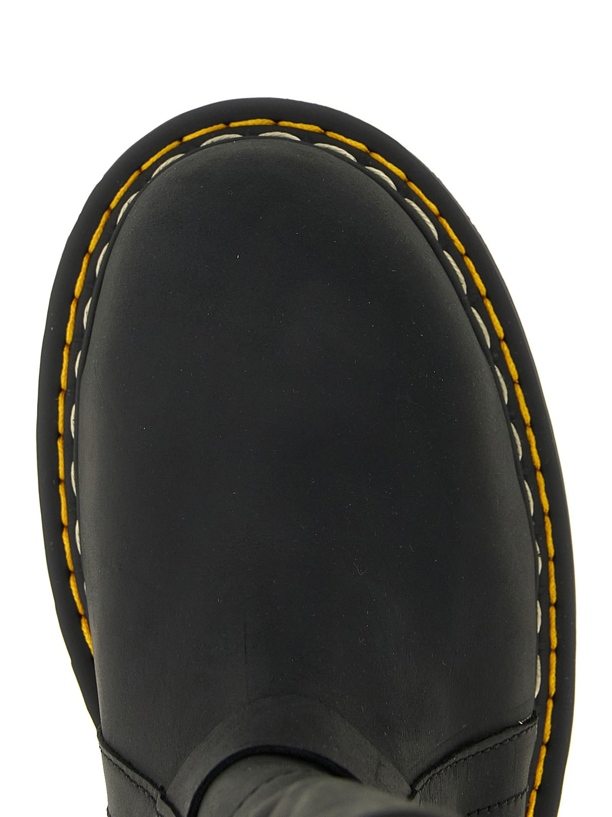Rick Owens Quad Sole Pull on Drmartens Rickowens Boots Black, view 4