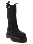 Rick Owens Quad Sole Pull on Drmartens Rickowens Boots Black, view 2