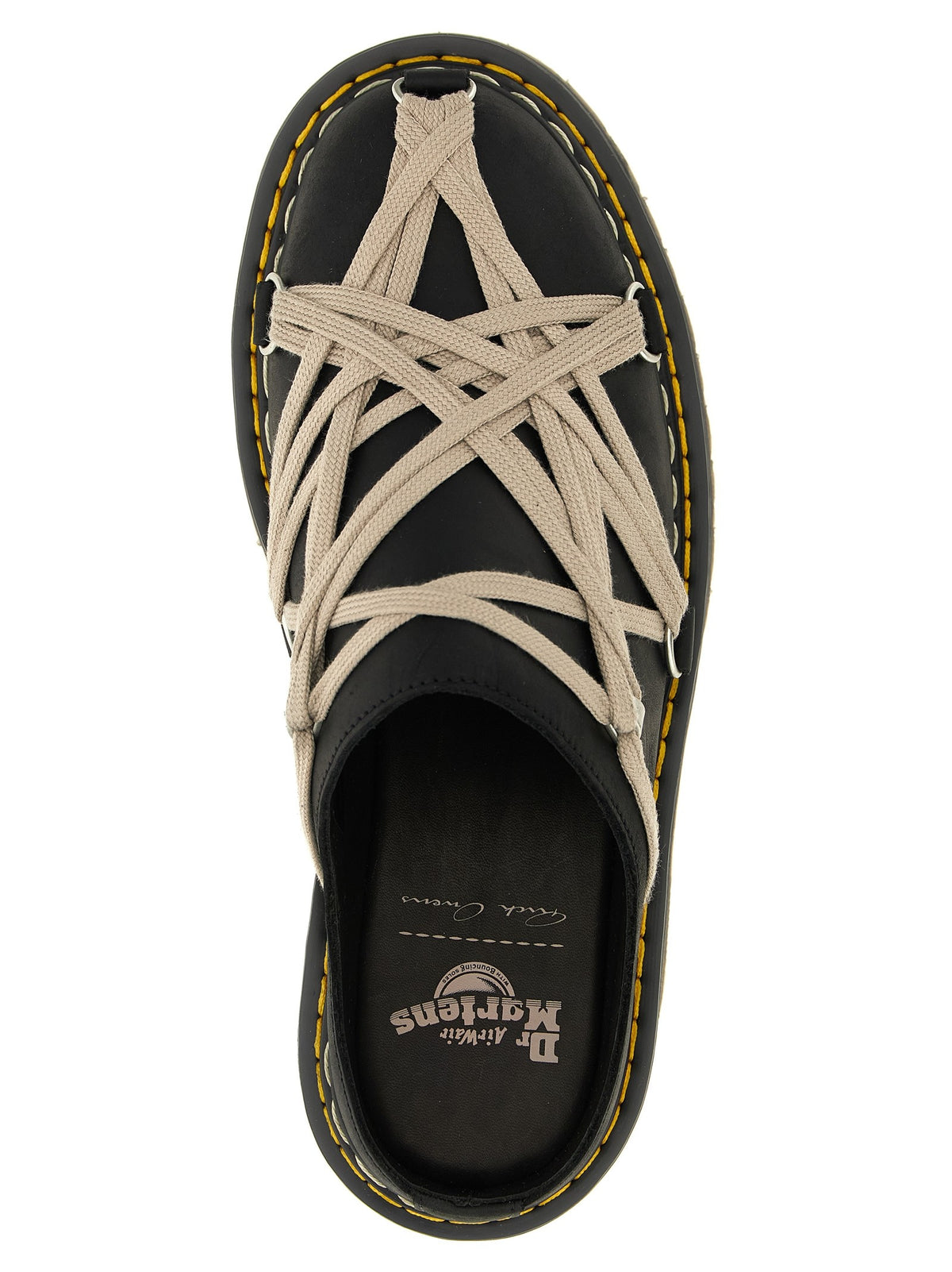 Rick Owens Quadsolemegalace® Mules Drmartens Rickowens Black, view 4
