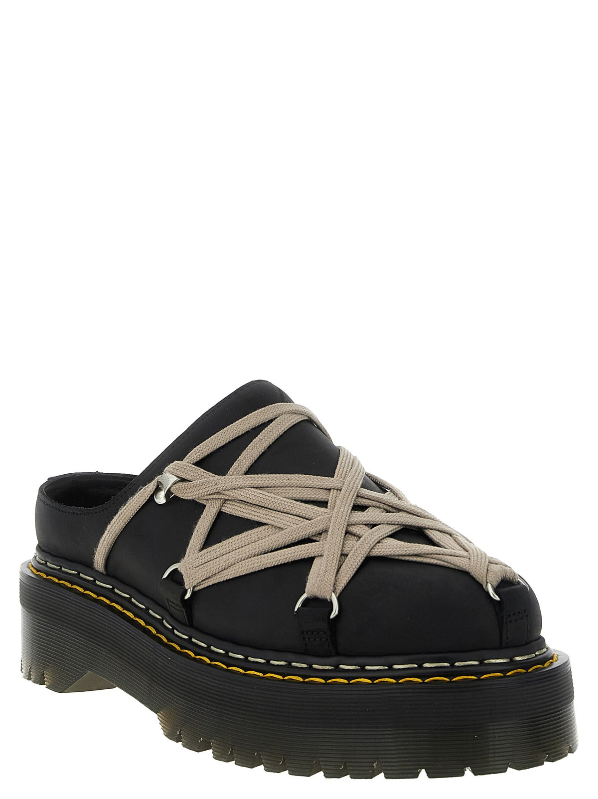 Rick Owens Quadsolemegalace® Mules Drmartens Rickowens Black, view 2