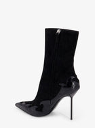 Paris Texas Women's Queen of Hearts Ankle Boots Black