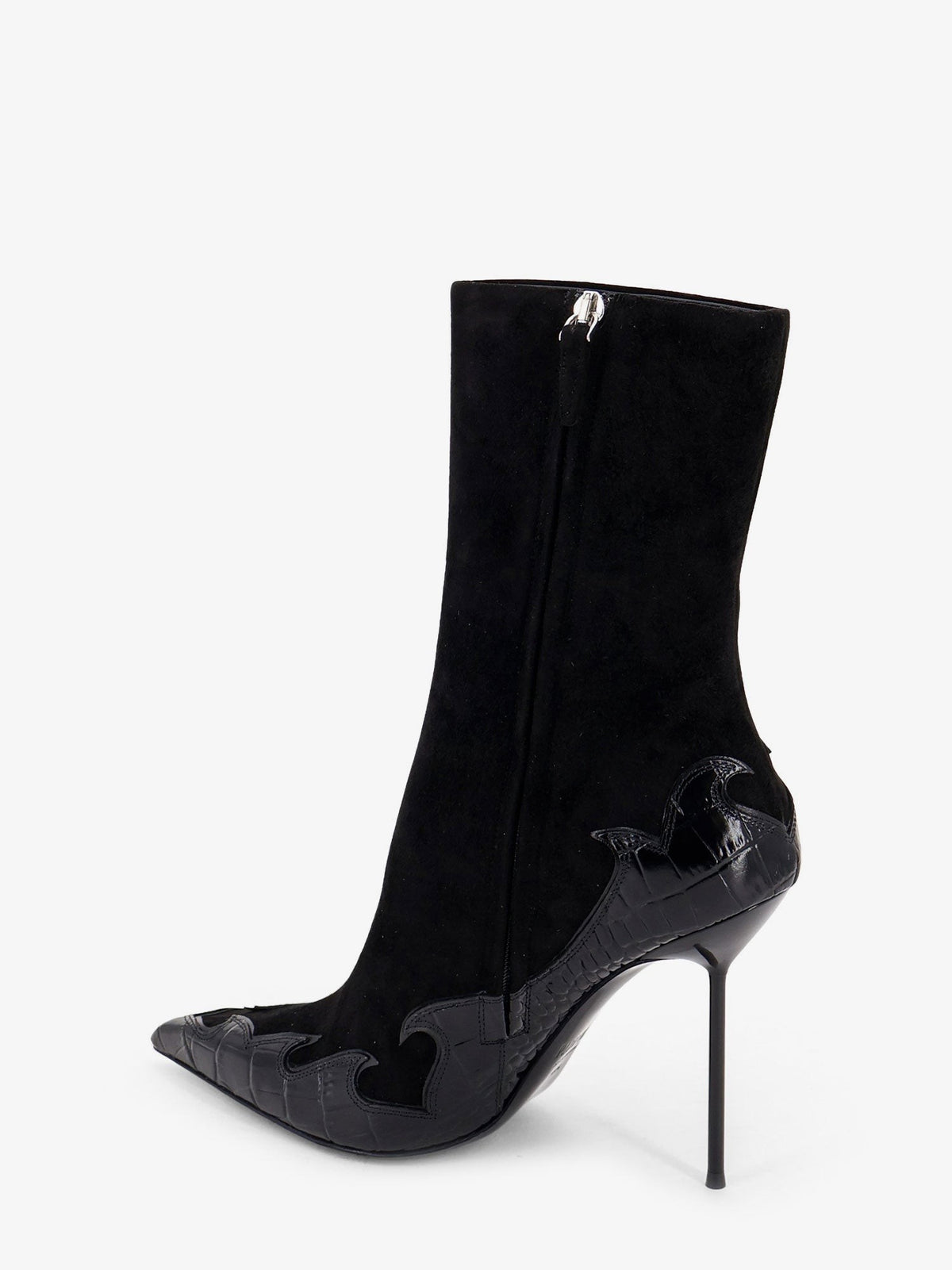 Paris Texas Women's Queen of Hearts Ankle Boots Black
