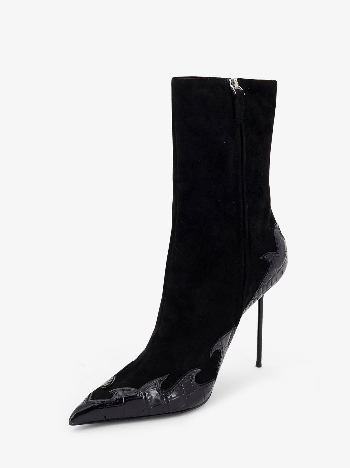Paris Texas Women's Queen of Hearts Ankle Boots Black