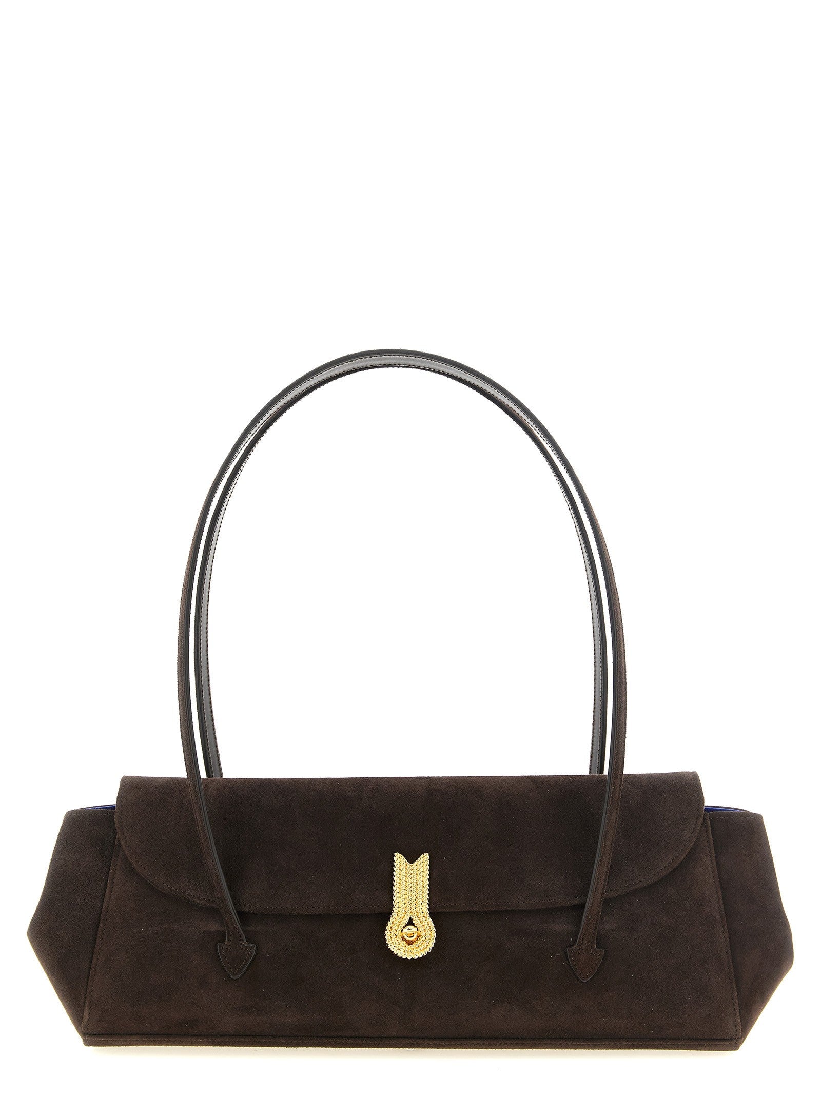Amato Daniele Queen Piera Shoulder Bag Brown