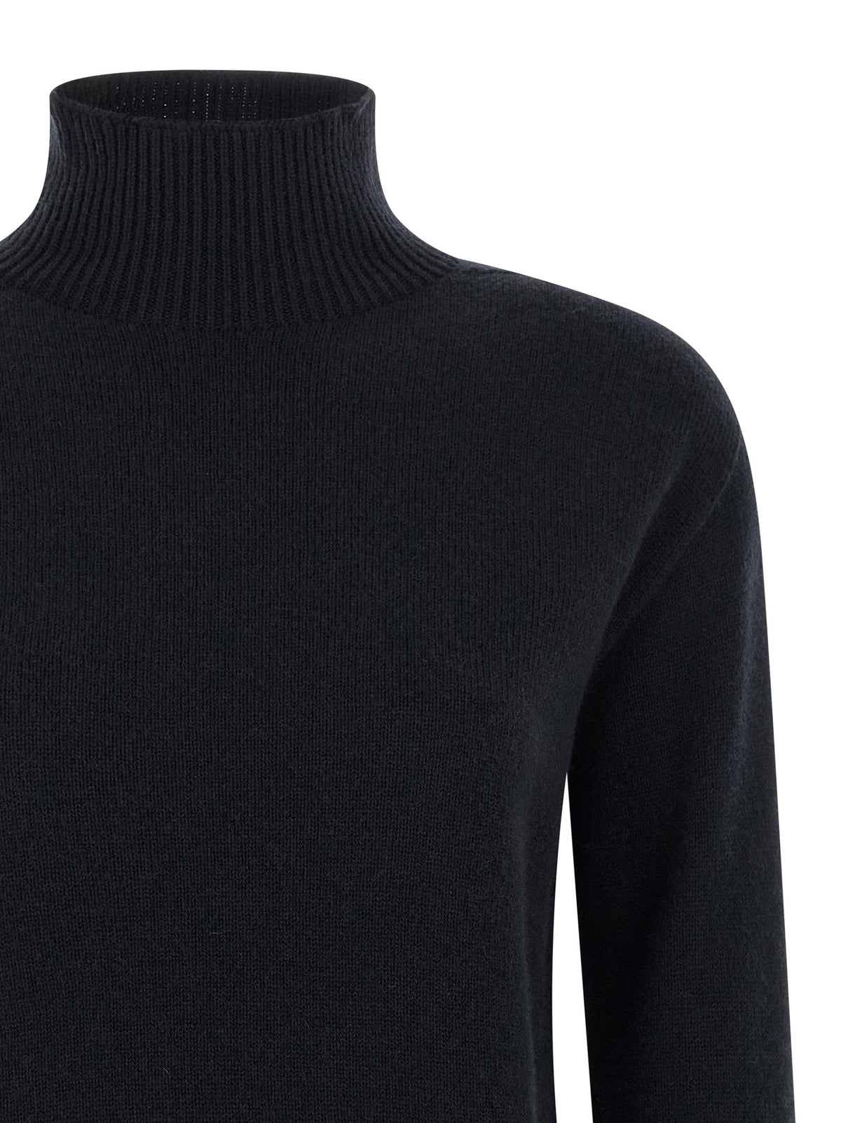 S MAX MARA Quercia Turtleneck Sweater Blue, view 3