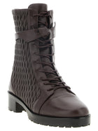 Alexandre Birman Quilted Clarita Combat Ankle Boots Purple