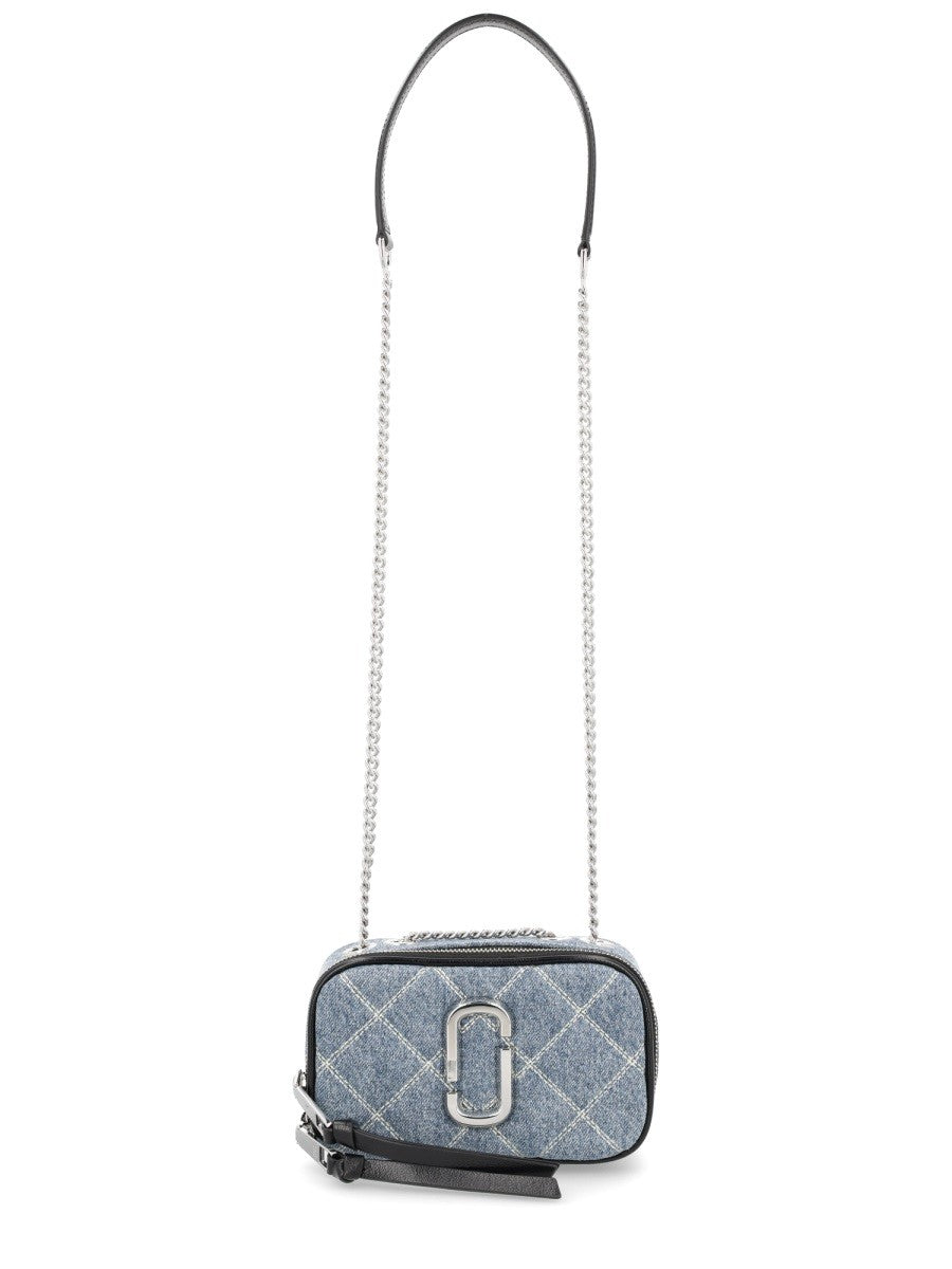 Marc Jacobs Women's Quilted Denim Softshot Bag Blue Marc Jacobs