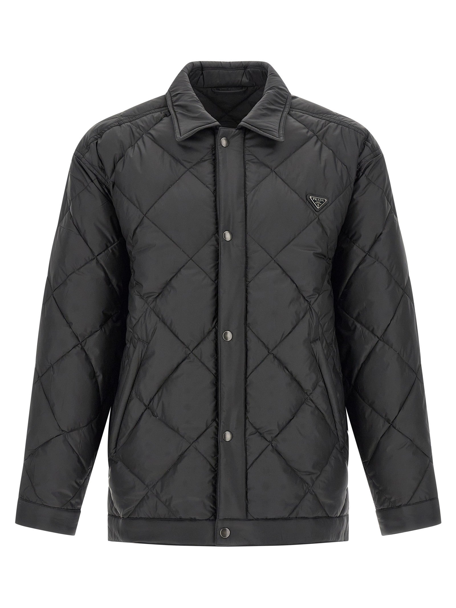 PRADA Quilted Down Jacket Black