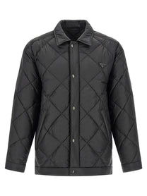 PRADA Quilted Down Jacket Black