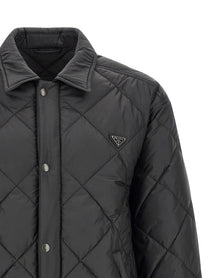PRADA Quilted Down Jacket Black
