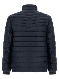 HUGO BOSS Quilted Down Jacket Blue