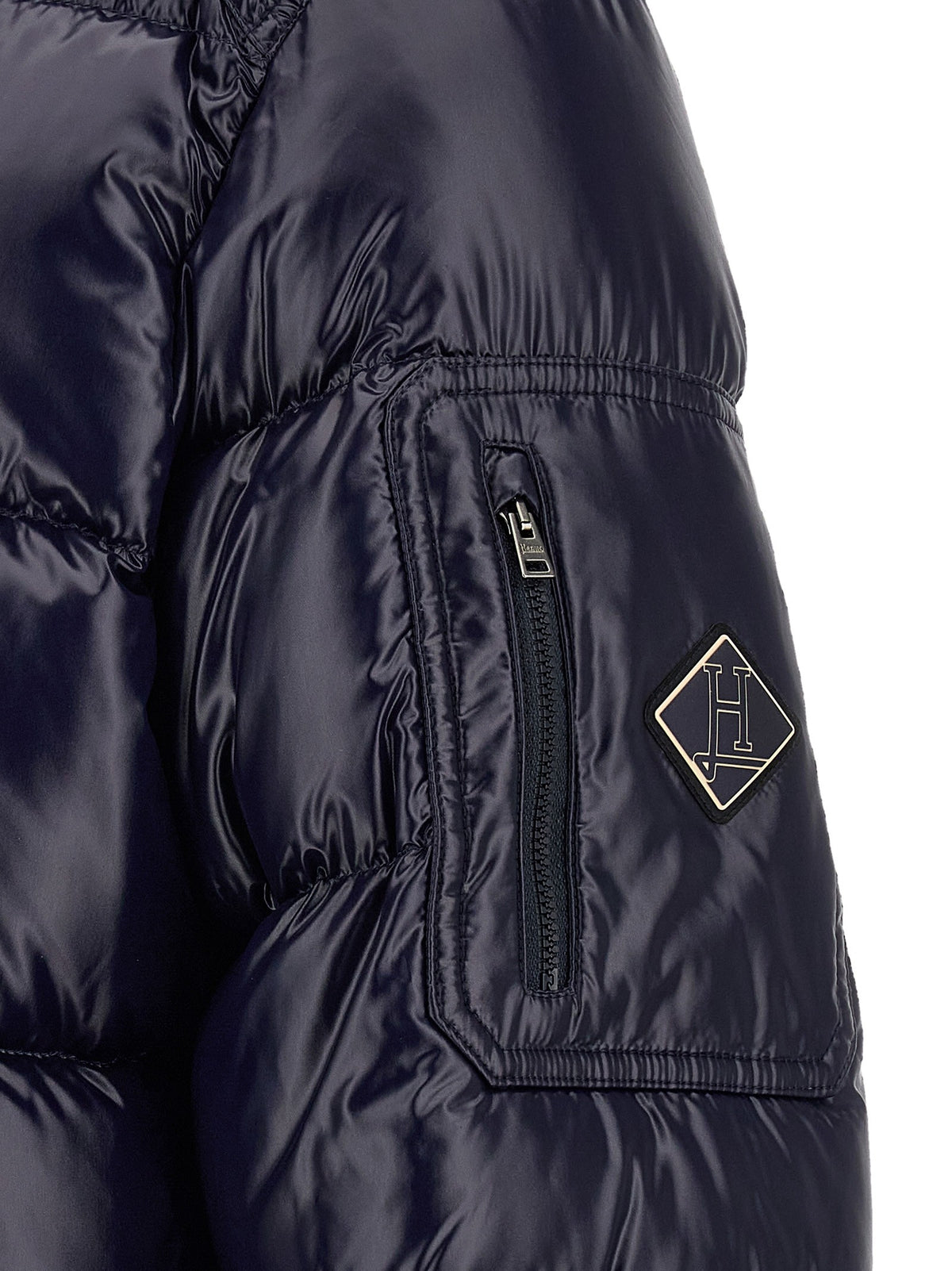 Herno Quilted Down Jacket Blue