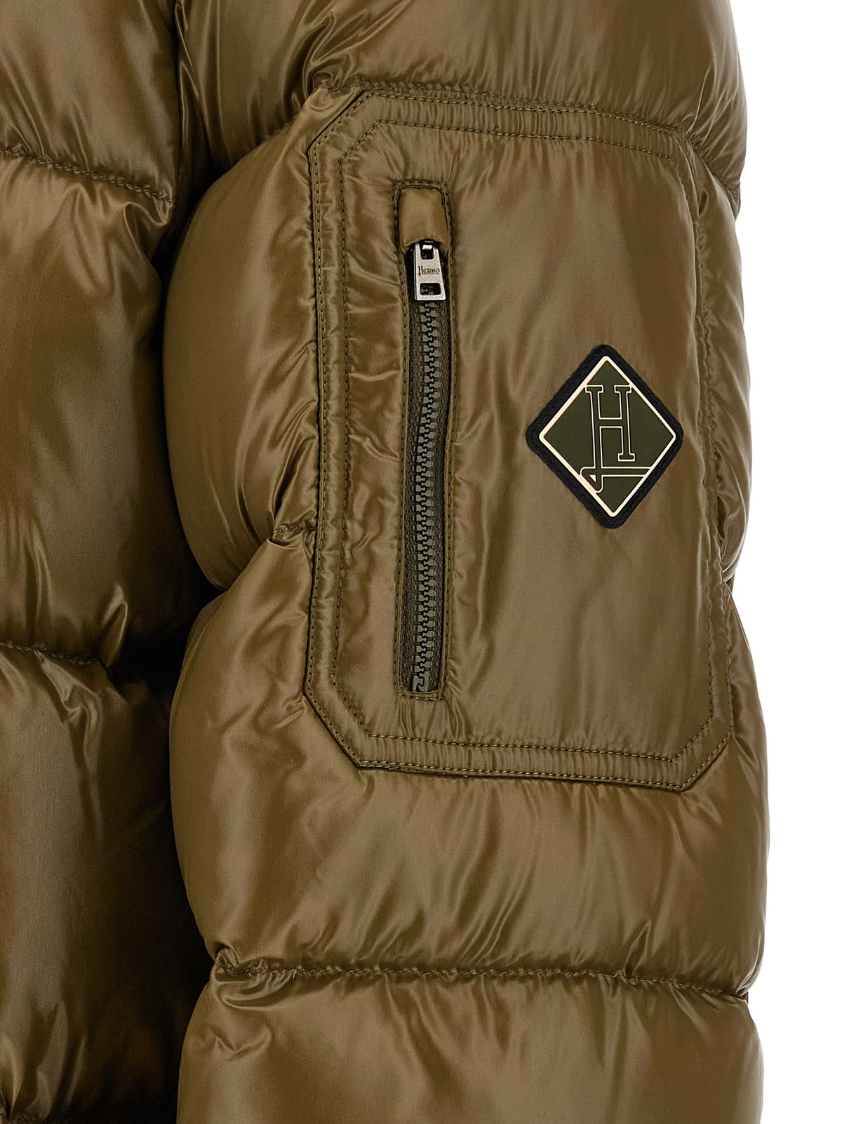 Herno Quilted Down Jacket Green