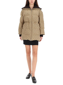 Gucci Women's Quilted Down Jacket Beige
