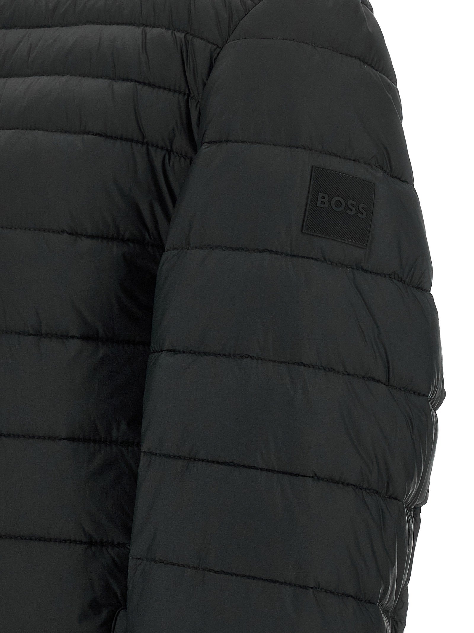 HUGO BOSS Quilted Down Jacket Black