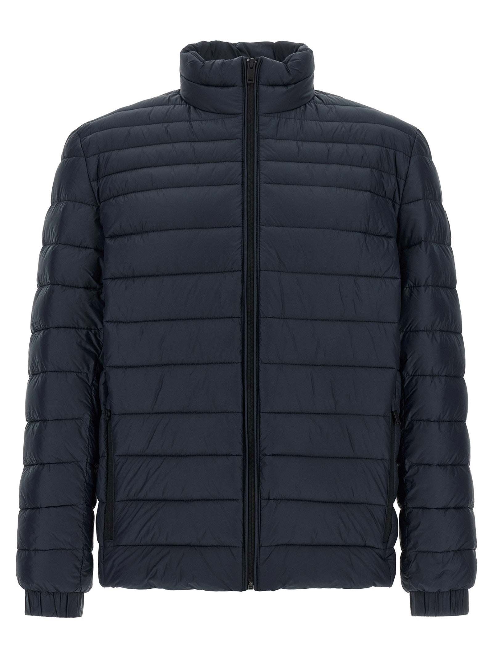 HUGO BOSS Quilted Down Jacket Blue