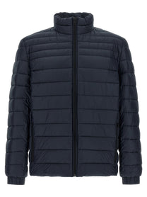 HUGO BOSS Quilted Down Jacket Blue