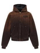 Willy Chavarria Quilted Juggernaut Jacket Brown