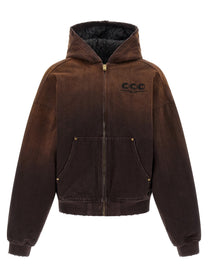 Willy Chavarria Quilted Juggernaut Jacket Brown