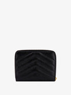 Saint Laurent Women's Quilted Leather Wallet Black, view 2