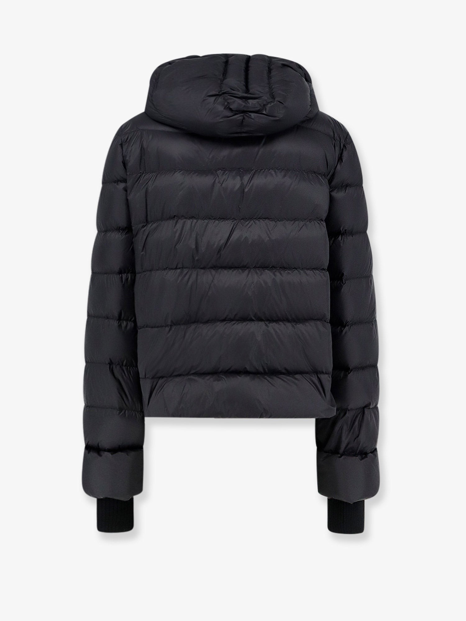 Rick Owens Men's Quilted Nylon Down Jacket Black