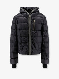 Rick Owens Men's Quilted Nylon Down Jacket Black