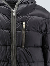 Rick Owens Men's Quilted Nylon Down Jacket Black