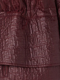 Fendi Women's Quilted Nylon Vest Purple