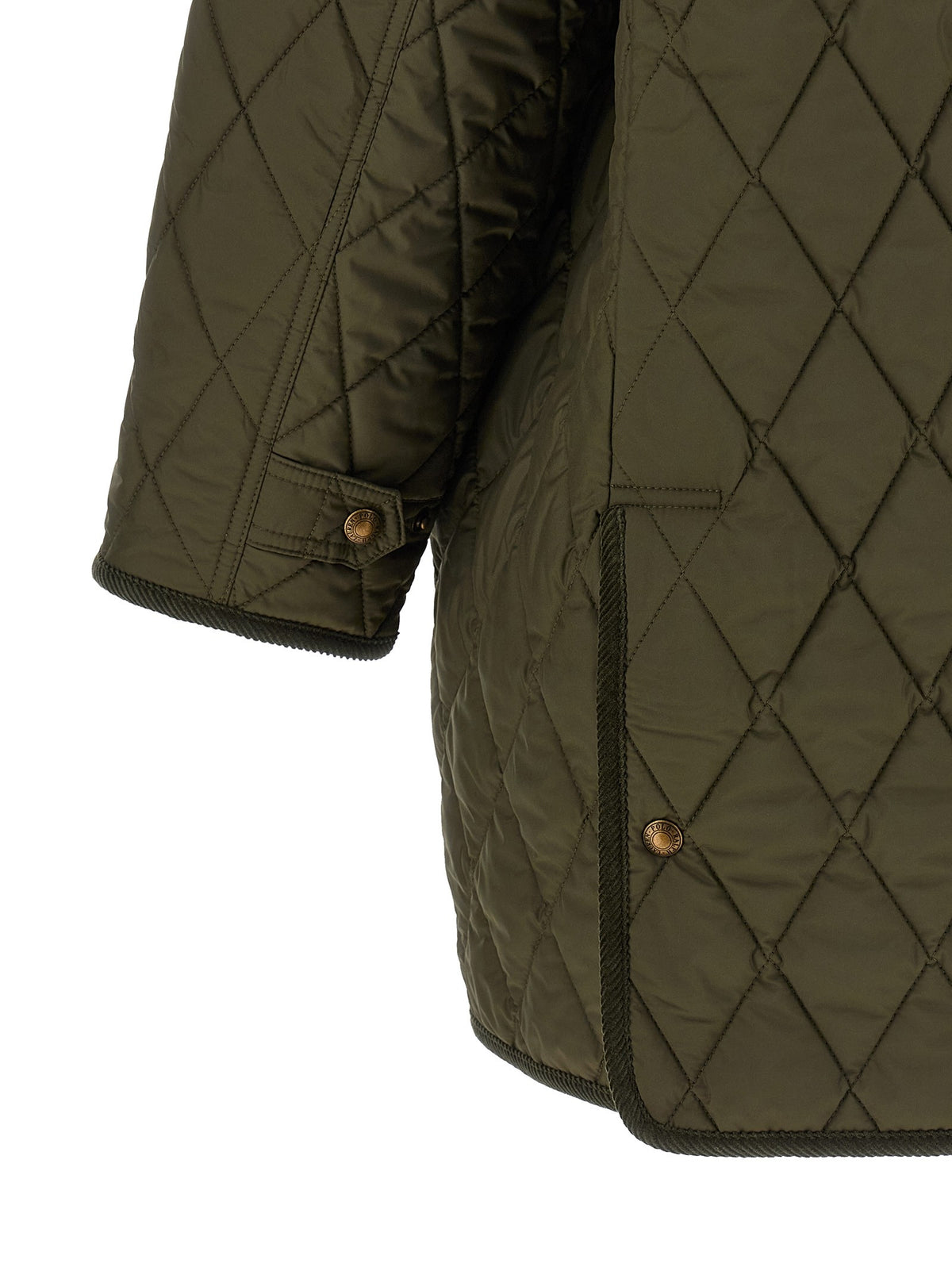 Polo Ralph Lauren Quilted Padded Jacket Green, view 4