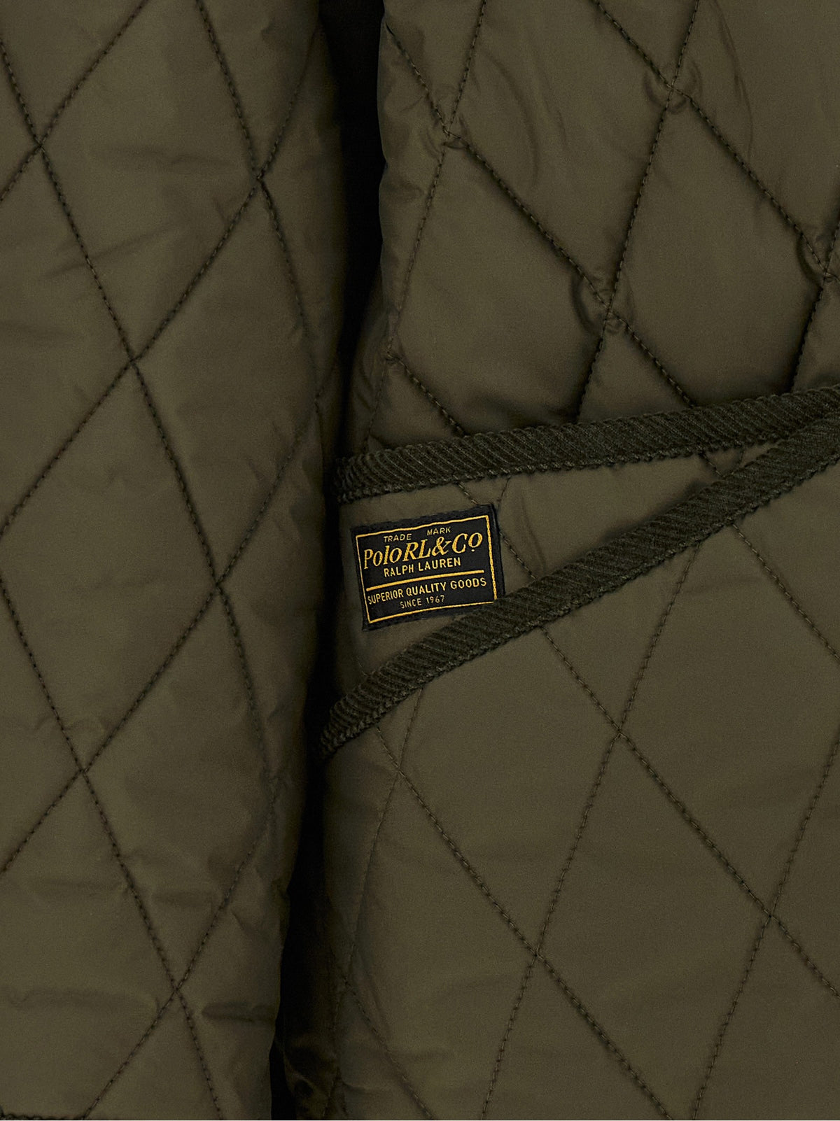 Polo Ralph Lauren Quilted Padded Jacket Green, view 5