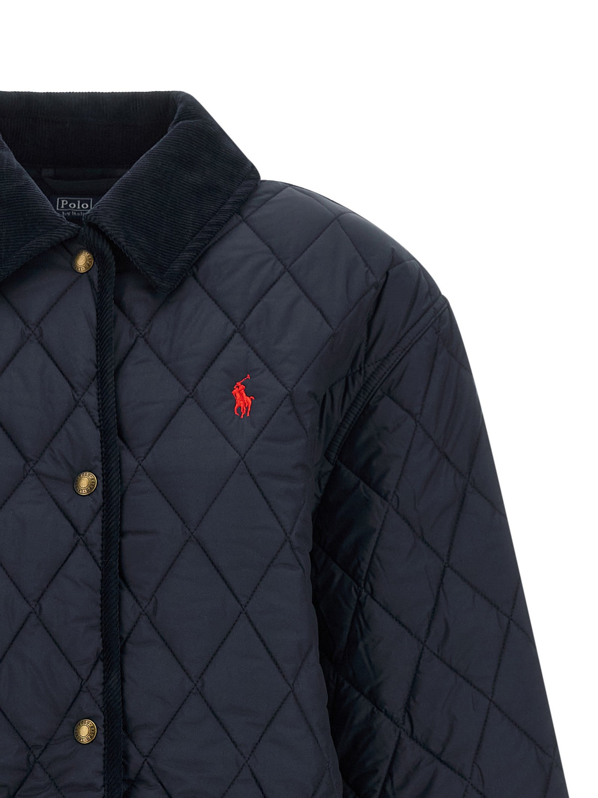Polo Ralph Lauren Quilted Padded Jacket Blue, view 3