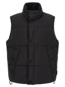 Stone Island Quilted Padded Vest Black