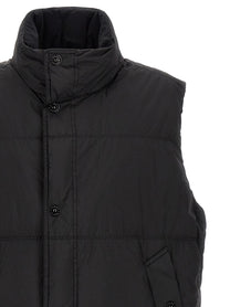 Stone Island Quilted Padded Vest Black