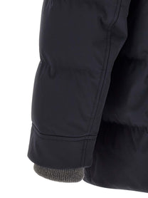 Brunello Cucinelli Quilted Parka Blue