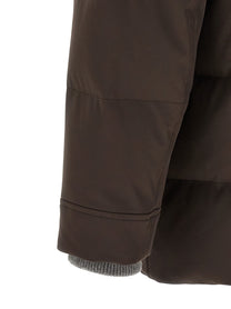 Brunello Cucinelli Quilted Parka Brown