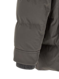 Brunello Cucinelli Quilted Parka Grey