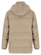 Brunello Cucinelli Quilted Parka Beige, view 3