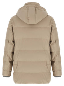 Brunello Cucinelli Quilted Parka Beige