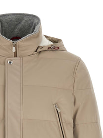 Brunello Cucinelli Quilted Parka Beige