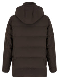 Brunello Cucinelli Quilted Parka Brown