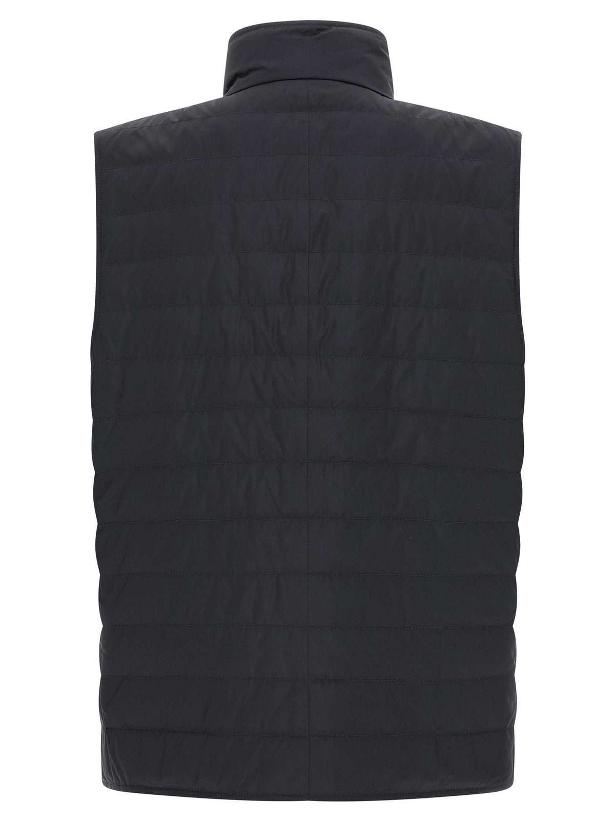 Brunello Cucinelli Quilted Vest Blue, view 2