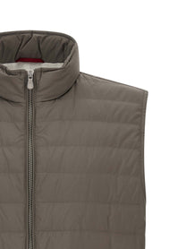 Brunello Cucinelli Quilted Vest Green