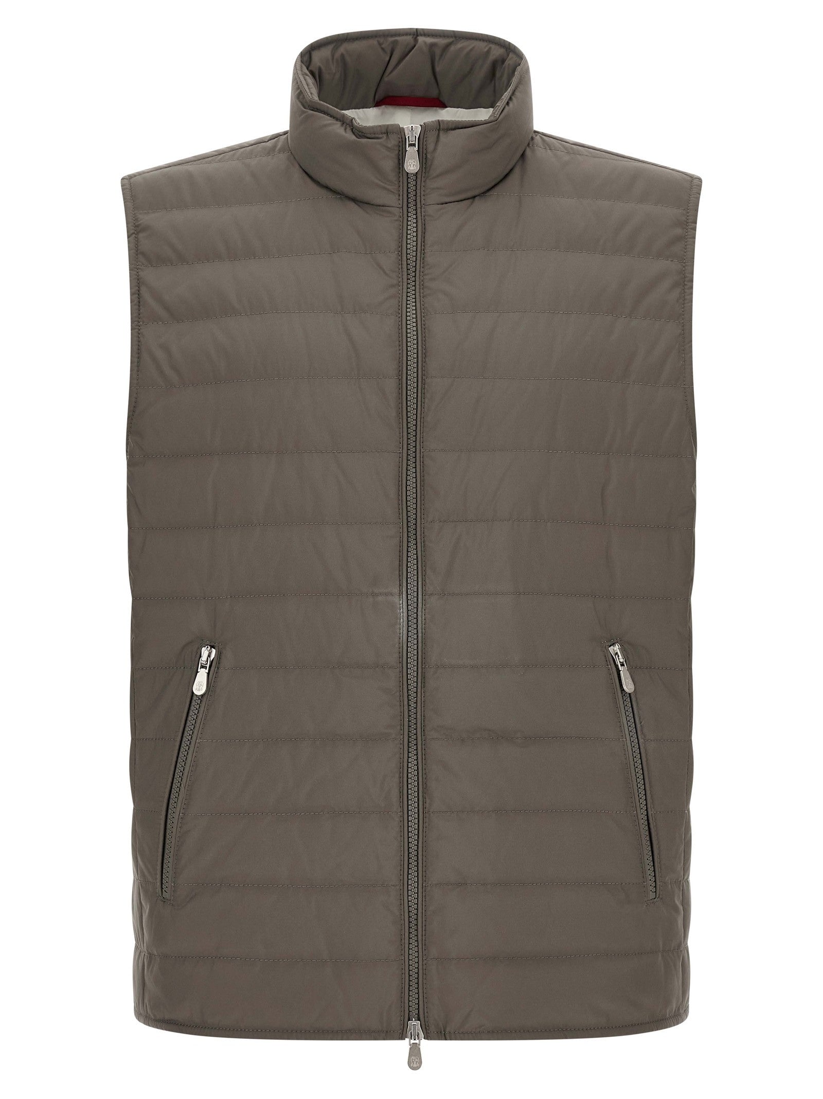 Brunello Cucinelli Quilted Vest Green